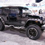 2013 SEMA Lund Black Jeep JK Wrangler 4-Door