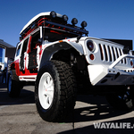 2014 SEMA KAO Red/White Jeep JK Wrangler Unlimited
