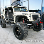 2015 SEMA Tan Starwood Motors Jeep JK Wrangler Unlimited 40x15.50 Trail Grapplers